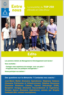 Newsletter Entre-nous d'ENEDIS Côte d'Azur